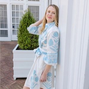 Sue Sartor Flounce™️ Shorty | Baby Blue Marigold | NEW W/O with tags | Size Med